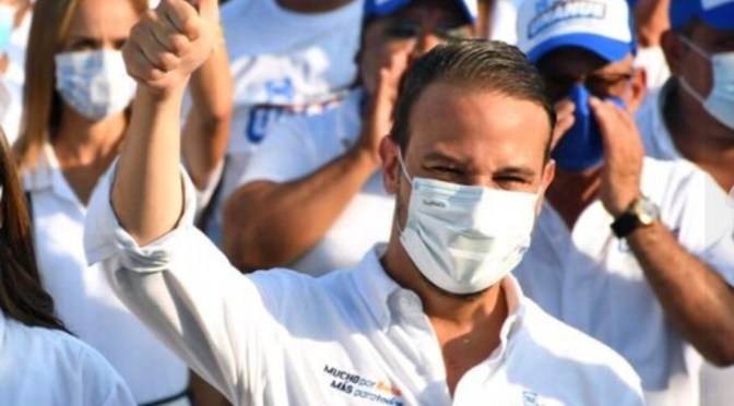 De acuerdo con PREP, Juan Manuel Unanue Abascal, gana Boca del Río