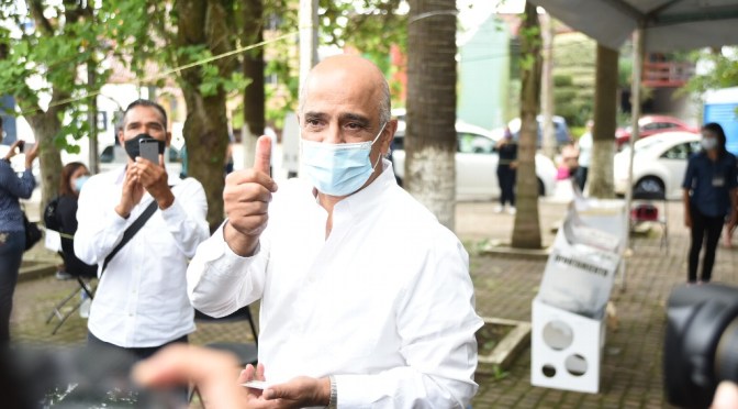 Ricardo Ahued tiene votación histórica en Xalapa, gana con 110 mil votos, según PREP