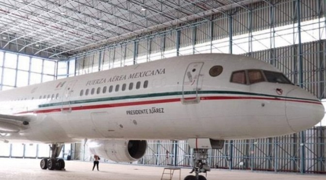 Venden avión presidencial que usó Felipe Calderón en casi 65 MDP.