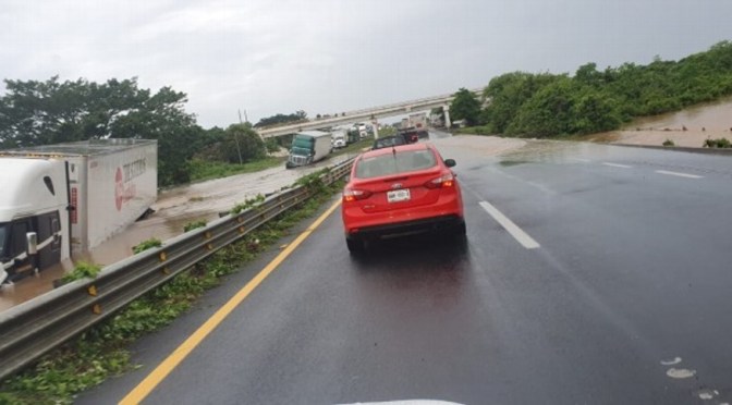 Lluvias causan daños en 34 municipios y anegamientos en 402 viviendas de Veracruz