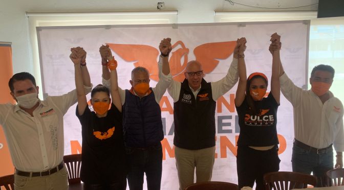 Condena Dante Delgado ataques contra sus candidatos.