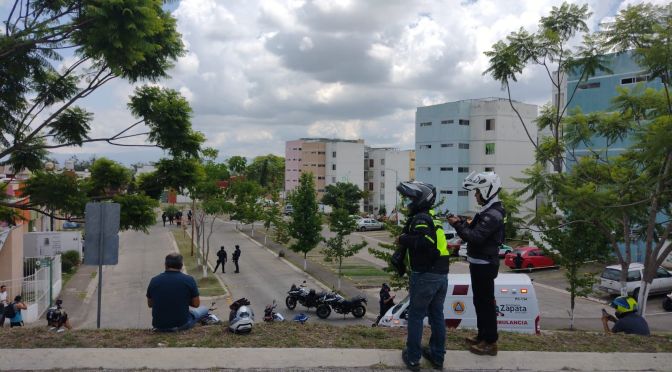 Balean a sujeto en Fraccionamiento Las Praderas.