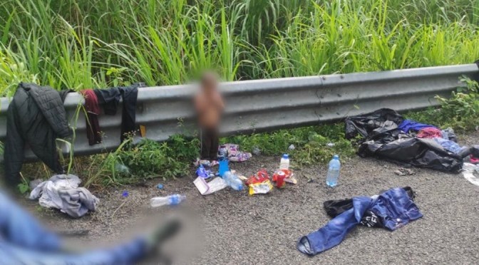 Entregan a familiares a bebé hondureño que había sido abandonado en carretera de Veracruz