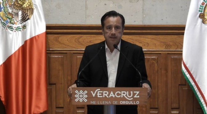 Se complica COVID en Veracruz, llama Cuitláhuac a población aplicar medidas sanitarias