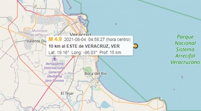 Esto originó el sismo en Veracruz