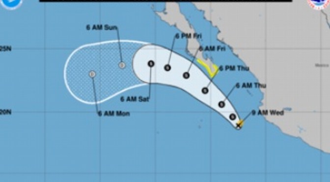 Se forma tormenta ‘Olaf’; amenaza con lluvias e inundaciones a México
