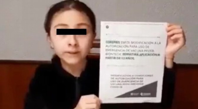 No le quito la vacuna a nadie, tengo un riesgo igual que uno de 60: Zulma, niña amparada