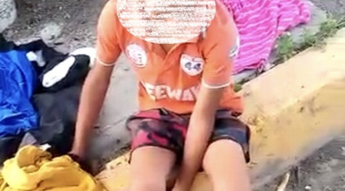 Detectan a niño robando en Veracruz; él asegura que es obligado a hacerlo