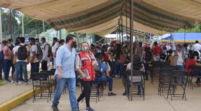 Concluye jornada de vacunación contra el Covid-19 para personas de 40 a 49 años