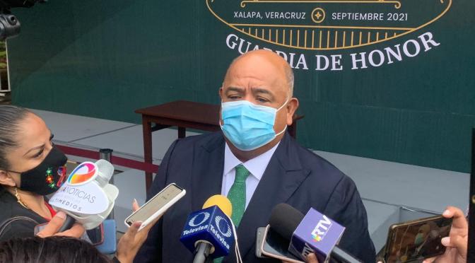 En 20 municipios de Veracruz habrá ceremonia presencial del grito de independencia.