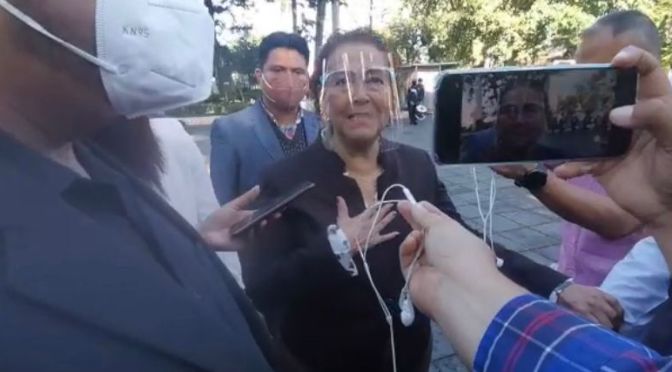 Presidenta del Poder Judicial continúa en su negativa para dar entrevistas.