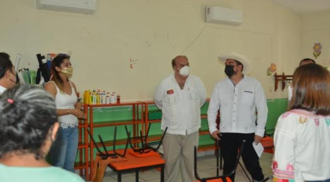 Con inversión de 213 mdp, Gobierno del Estado rehabilita escuelas afectadas por huracán Grace