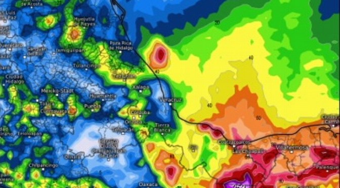 Emiten Aviso Especial por Frente Frío No. 2 en Veracruz