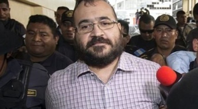 Reportan aislamiento de Javier Duarte del Reclusorio Norte por sospecha de COVID-19