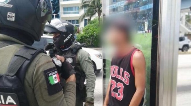 Acosaba a una joven en Boca del Río, ella alcanzó a pedir ayuda y fue detenido