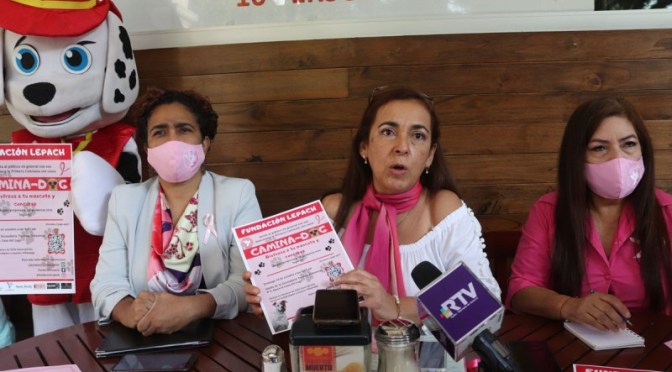 Fundación Lepach realiza caminata con causa para recaudar fondos y ayudar a mujeres con cáncer