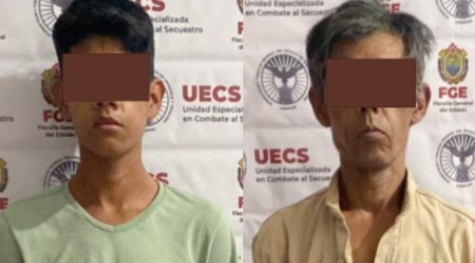 Rescatan a víctima de secuestro y detienen a 2 sujetos en Veracruz