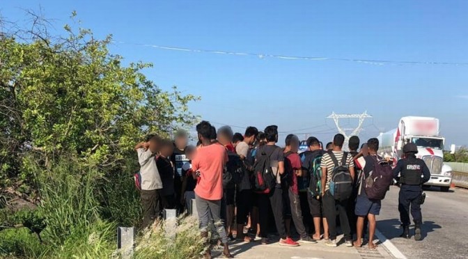 Caravana de migrantes llega a Veracruz