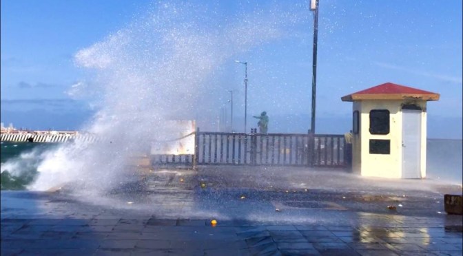 Viento del norte tendrá rachas de hasta 90 km/h en Veracruz 