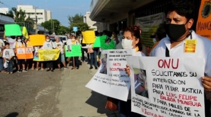 Impunes las desapariciones en Veracruz, denuncia Solecito ante ONU