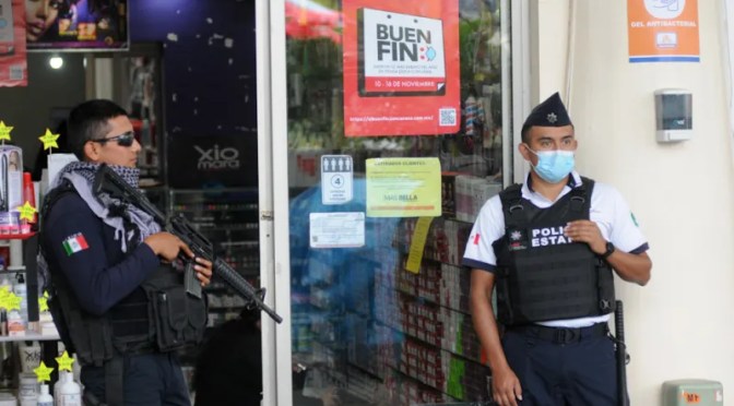 Suma SSP a más de 600 cadetes para resguardar zonas comerciales por Buen Fin