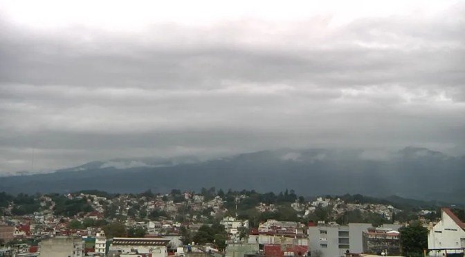 Xalapa amanece con 4 grados de temperatura, se registran los valores más bajos de la temporada.