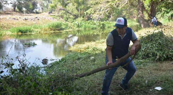 Vado de Zempoala listo para recibir al turismo, se realiza jornada de limpieza