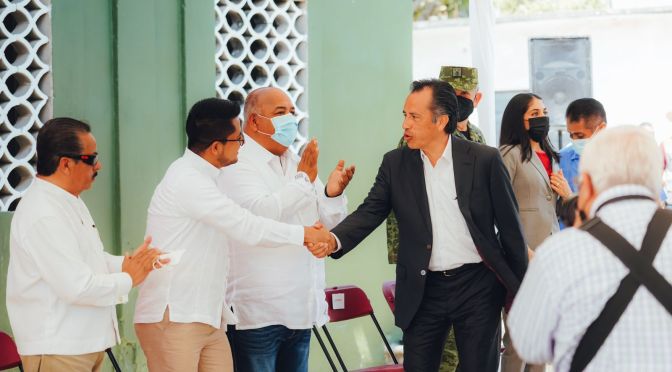 Alcalde Erick Ruíz recibe al Gobernador conmemorando el 175 aniversario de la batalla de Cerro Gordo