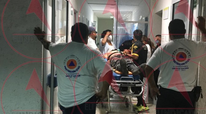 Riña entre bikers Xalapeños y Palaperos de Chachalacas deja 2 heridos