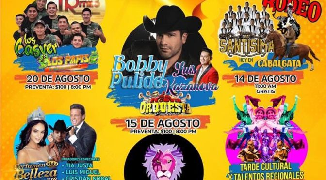 ¡En Jilotepec, habrá fiesta patronal!, Asiste del 06 al 20 de agosto.