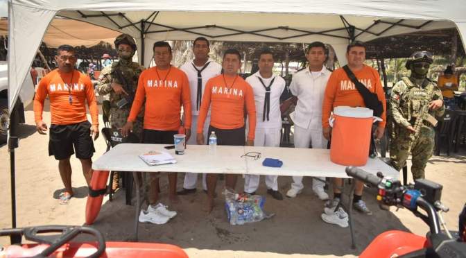 Se mantiene saldo blanco en playas y ríos de Úrsulo Galván, hasta el momento van 16 rescates marítimos