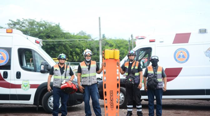 Suma Protección Civil de Emiliano Zapata 733 servicios de ambulancia en ocho meses