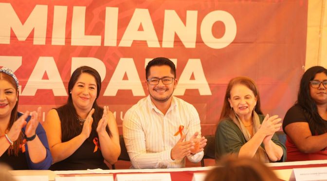 En Emiliano Zapata es tiempo de las mujeres para crecer juntos: Erick Ruíz