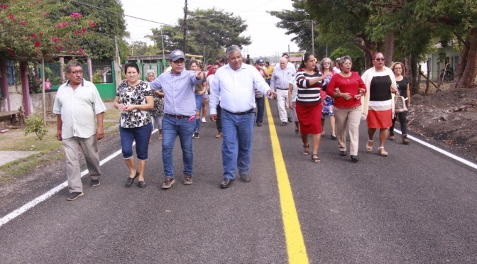 Culmina un año histórico para los Galvanenses, Eder Jero inaugura tramo El Paraíso-Porvenir