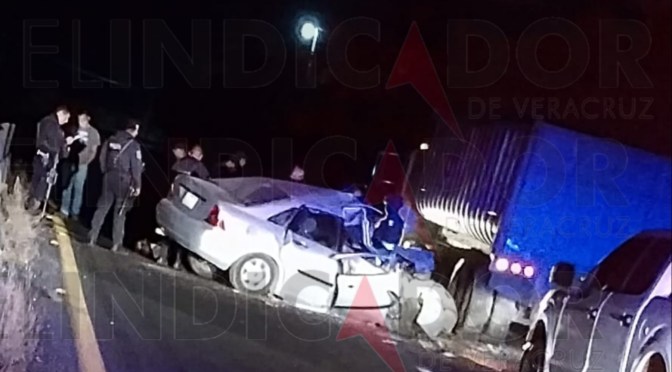 Fatal accidente en la carretera Xalapa-Veracruz