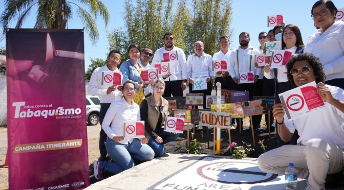En Emiliano Zapata se respetarán lineamientos de la Ley para el Control del Tabaco