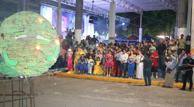 Con gran alegría, emoción y la quema del mal humor, así arrancó el Carnaval Zempoala 2023