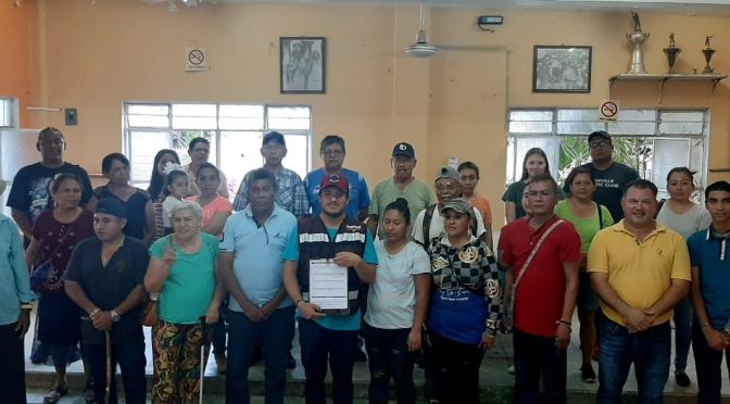 4T avanza con mensaje de esperanza en localidades de Puente Nacional