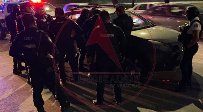 Intensa movilización policíaca en Av. Lázaro Cárdenas de Xalapa por presunto secuestro