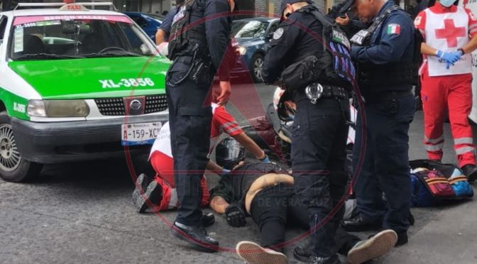 Accidente vehicular sobre avenida Ávila Camacho