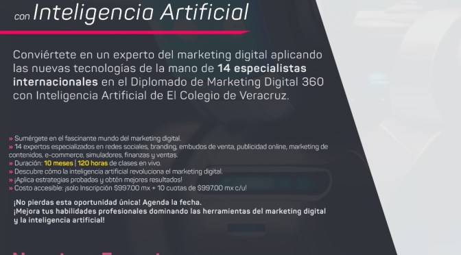 La inteligencia artificial y el marketing digital en el Colegio de Veracruz