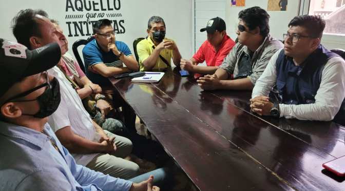 Coordina CEAPP reunión con periodistas de Las Choapas y SSP