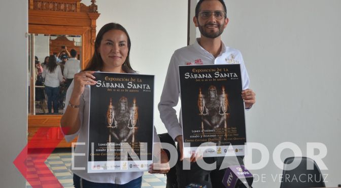 Exhibirán réplica de la Sábana Santa en Perote.