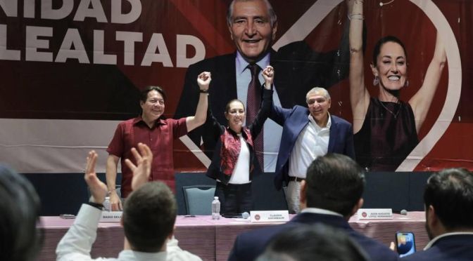 Refrenda Adán Augusto López Hernández pleno respaldo, apoyo y unidad a Claudia Sheinbaum Pardo.