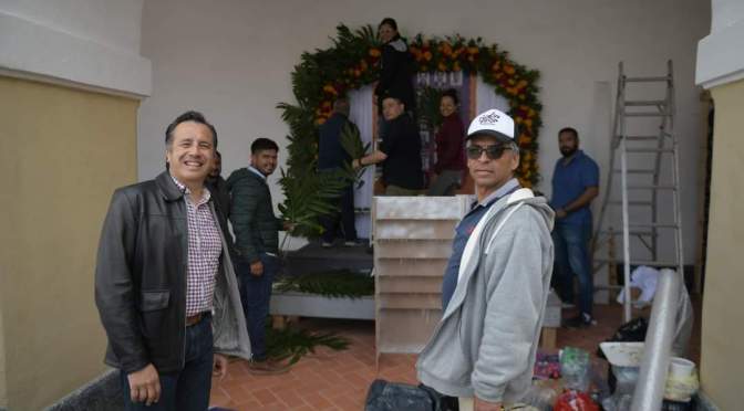 Lista Muestra de Altares en Perote; destaca Iván Luna participación de colaboradores.