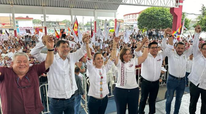 La transformación es un modelo que ha favorecido al pueblo: Claudia Sheinbaum.