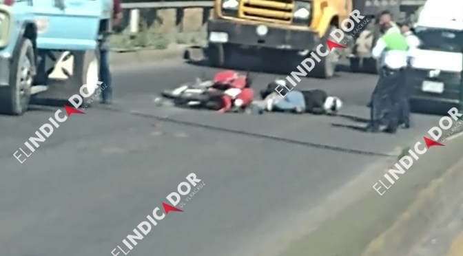 Muere motociclista en Boulevard Xalapa Banderilla esta mañana.
