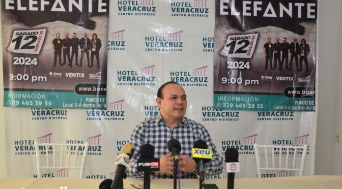 ¡De viva voz! ELEFANTE confirma concierto en Veracruz