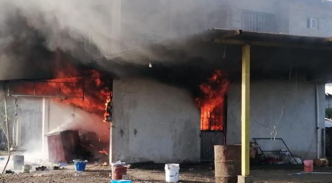 Explosión en una vulcanizadora de Chavarrillo.
