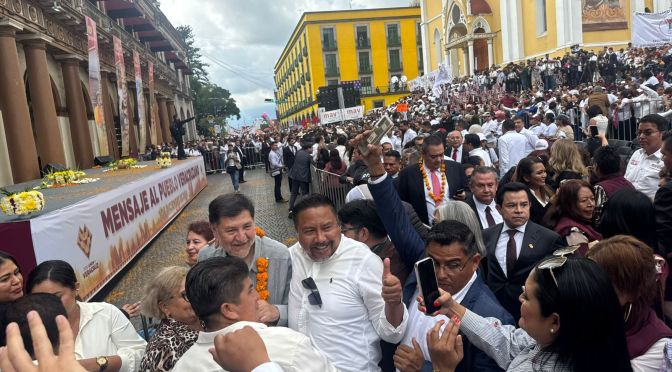 Presente ‘el Arqui’ , en primer mensaje de la Gobernadora Rocío Nahle.